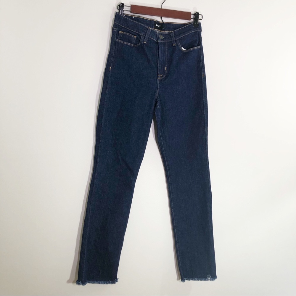 Hudson high rise dark wash jeans